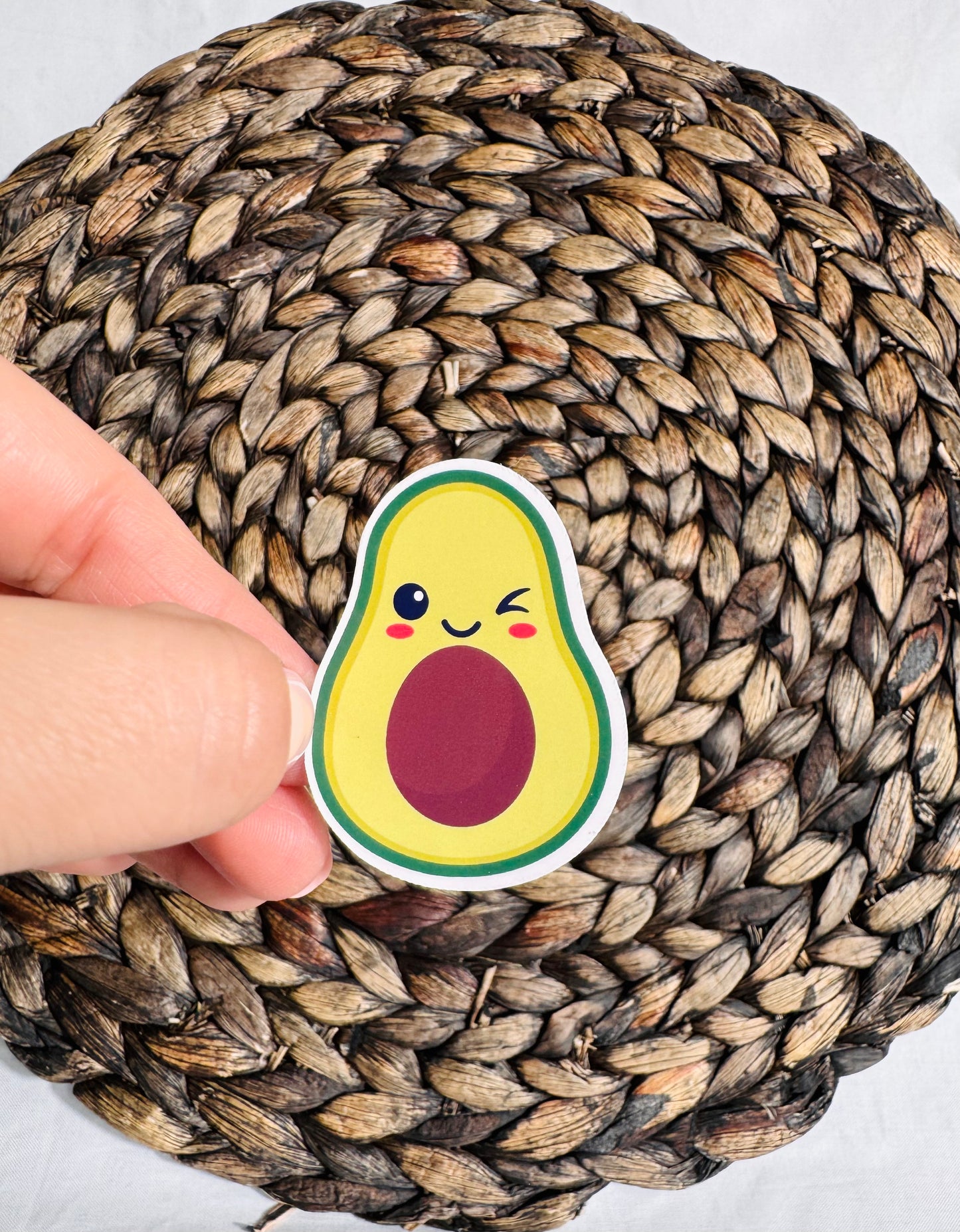 Cutie Avocado Sticker