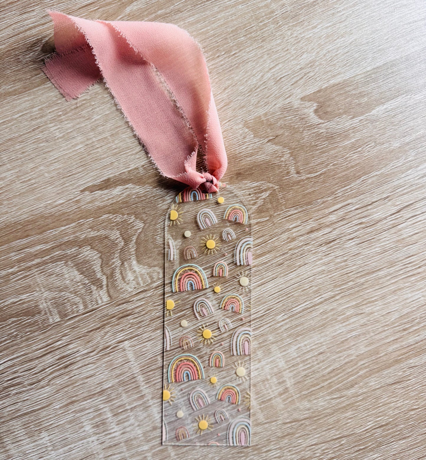 Muted Rainbows & Sunshine Bookmark