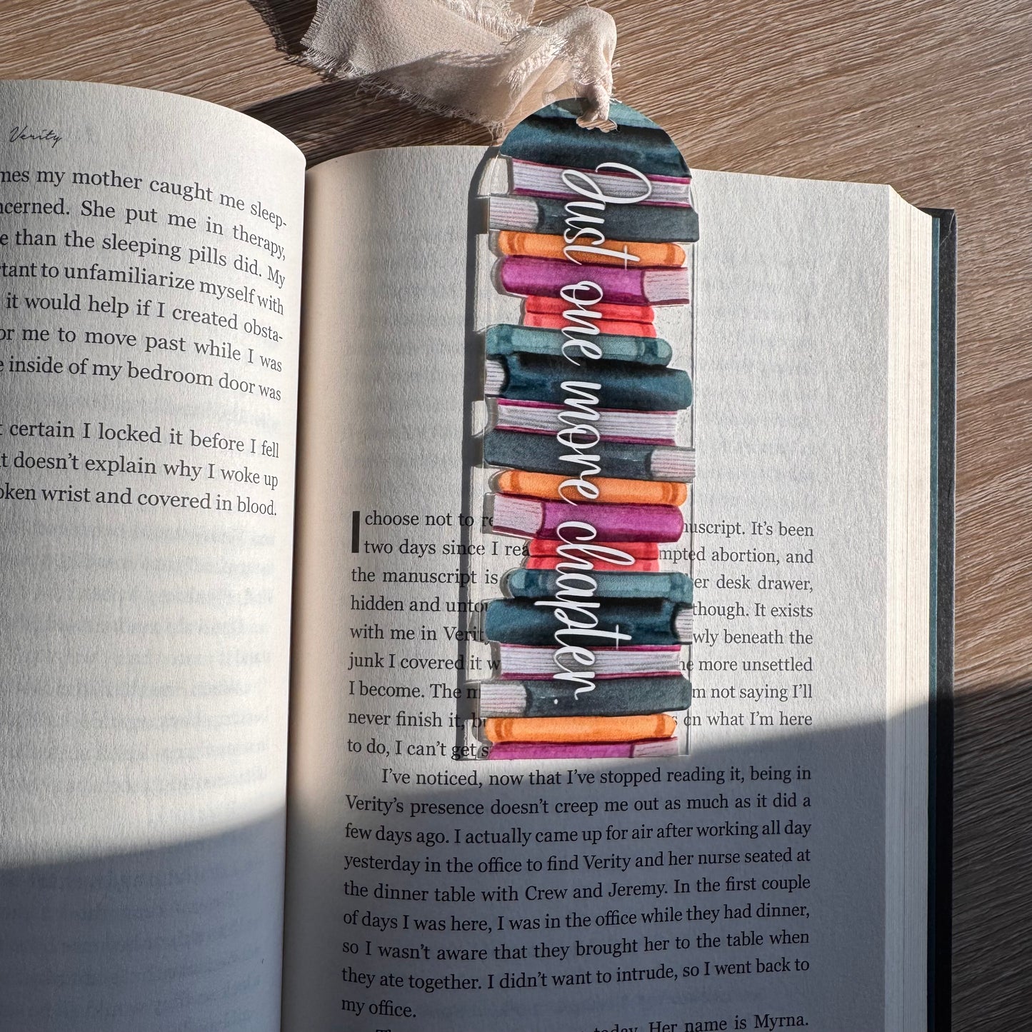 Just One More Chapter Bookmark