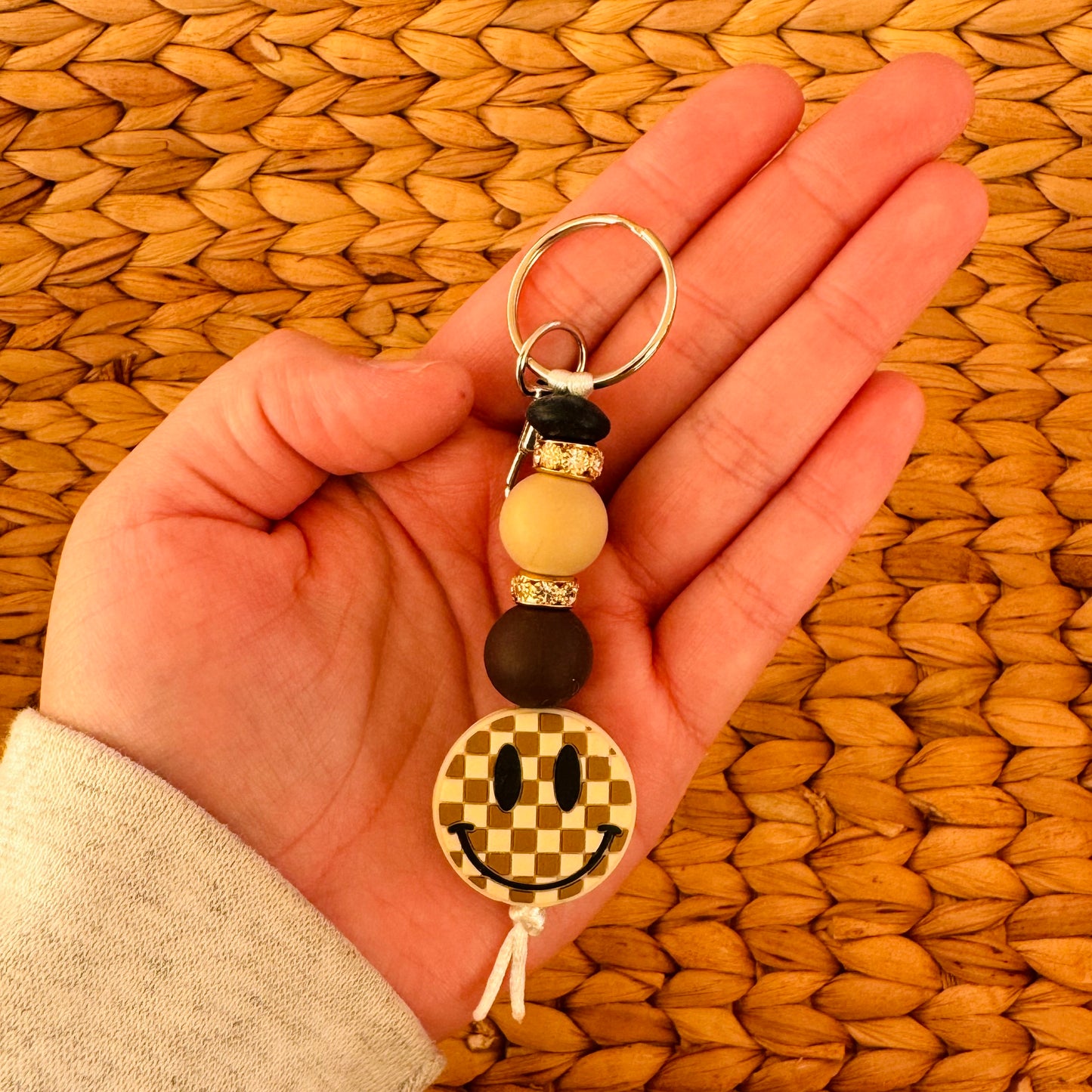 Neutral Checkered Smiley Face