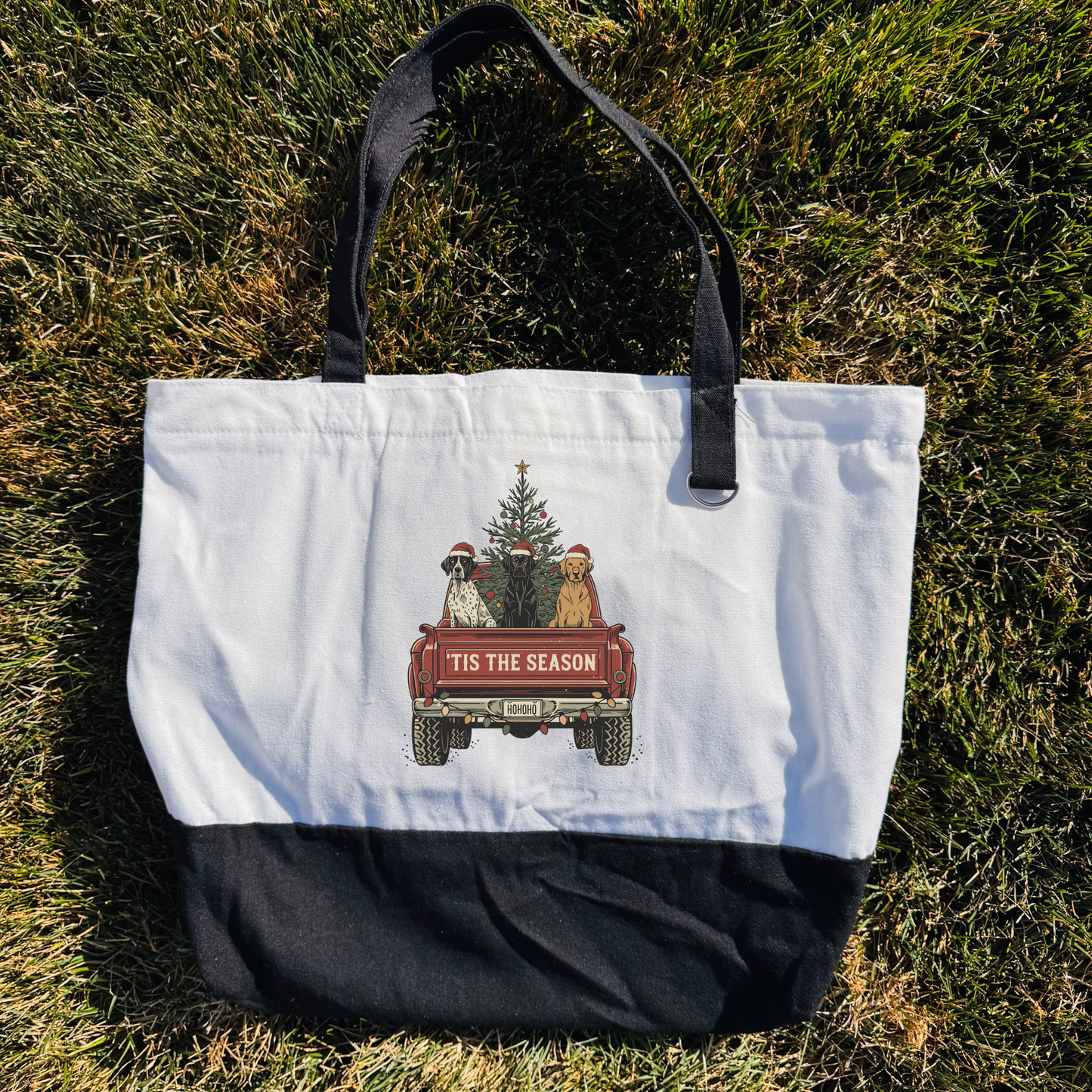Farmer Dogs Tis the Season Tote Bag