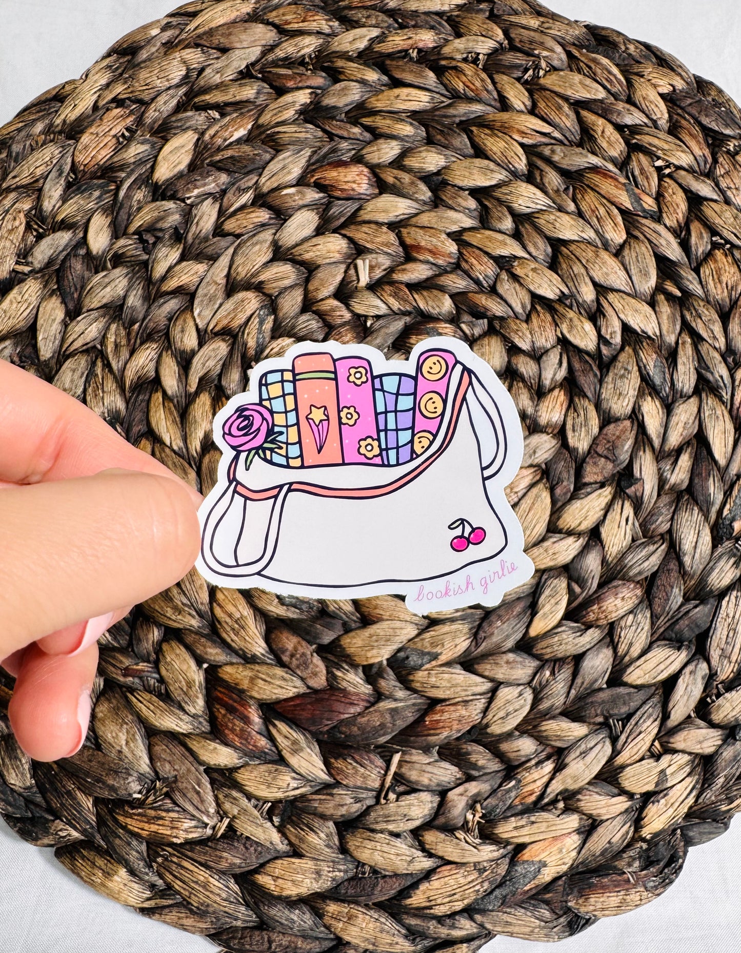 Bookish Girlie Sticker