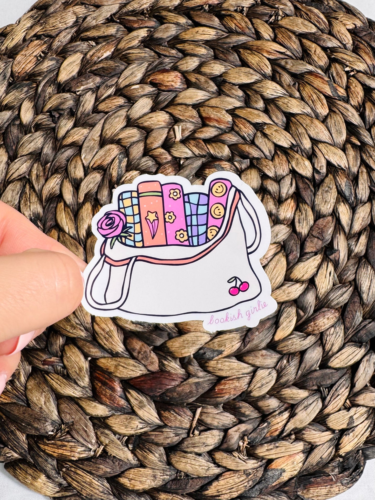 Bookish Girlie Sticker