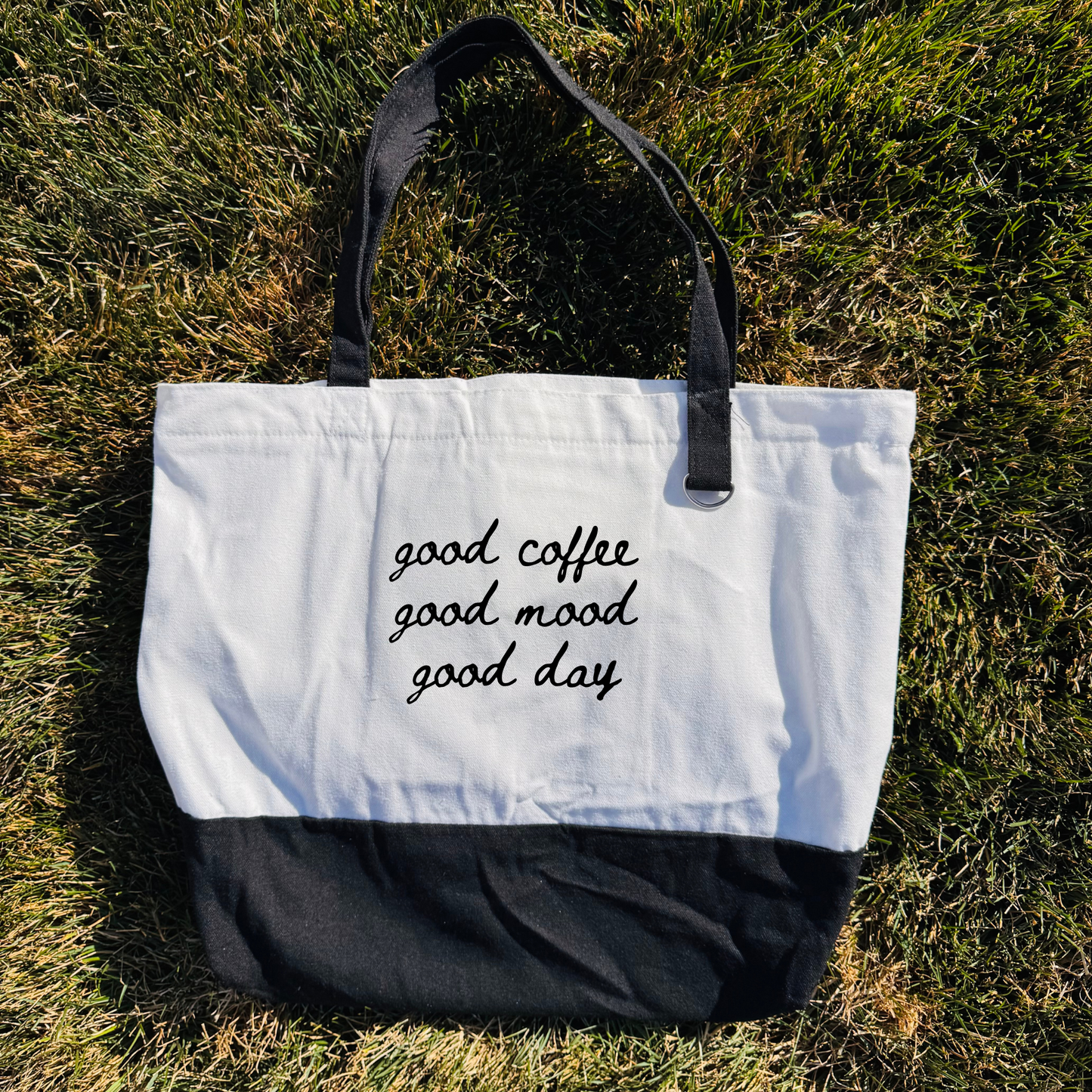 Good Coffee Good Mood Good Day Tote Bag