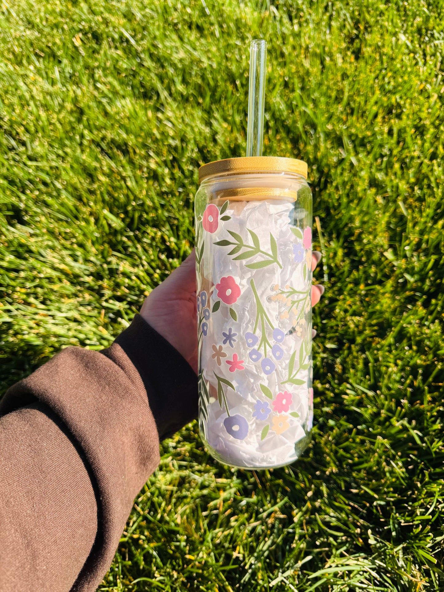 Muted Floral Dreams 20oz Tumbler
