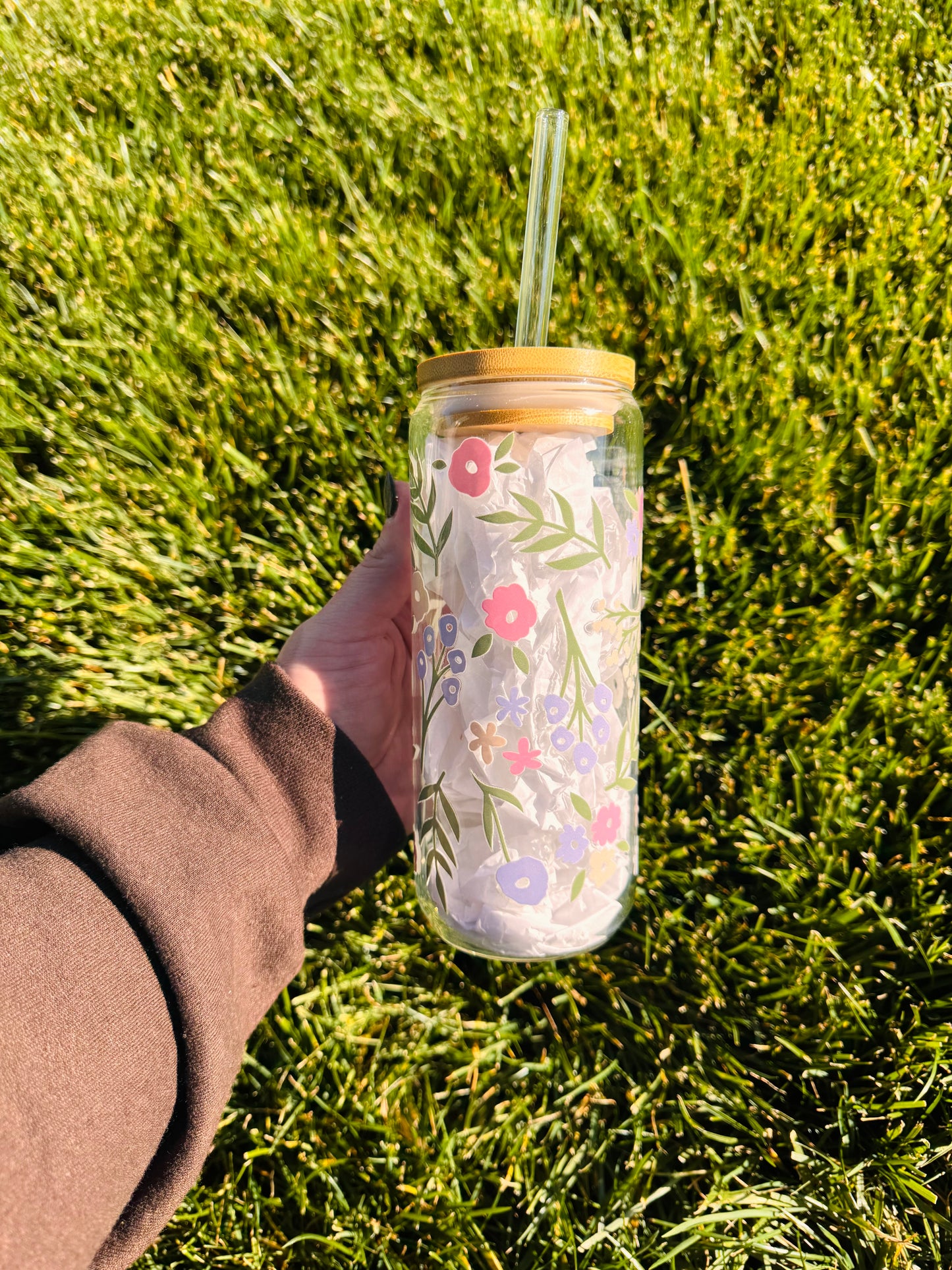Muted Floral Dreams 20oz Tumbler