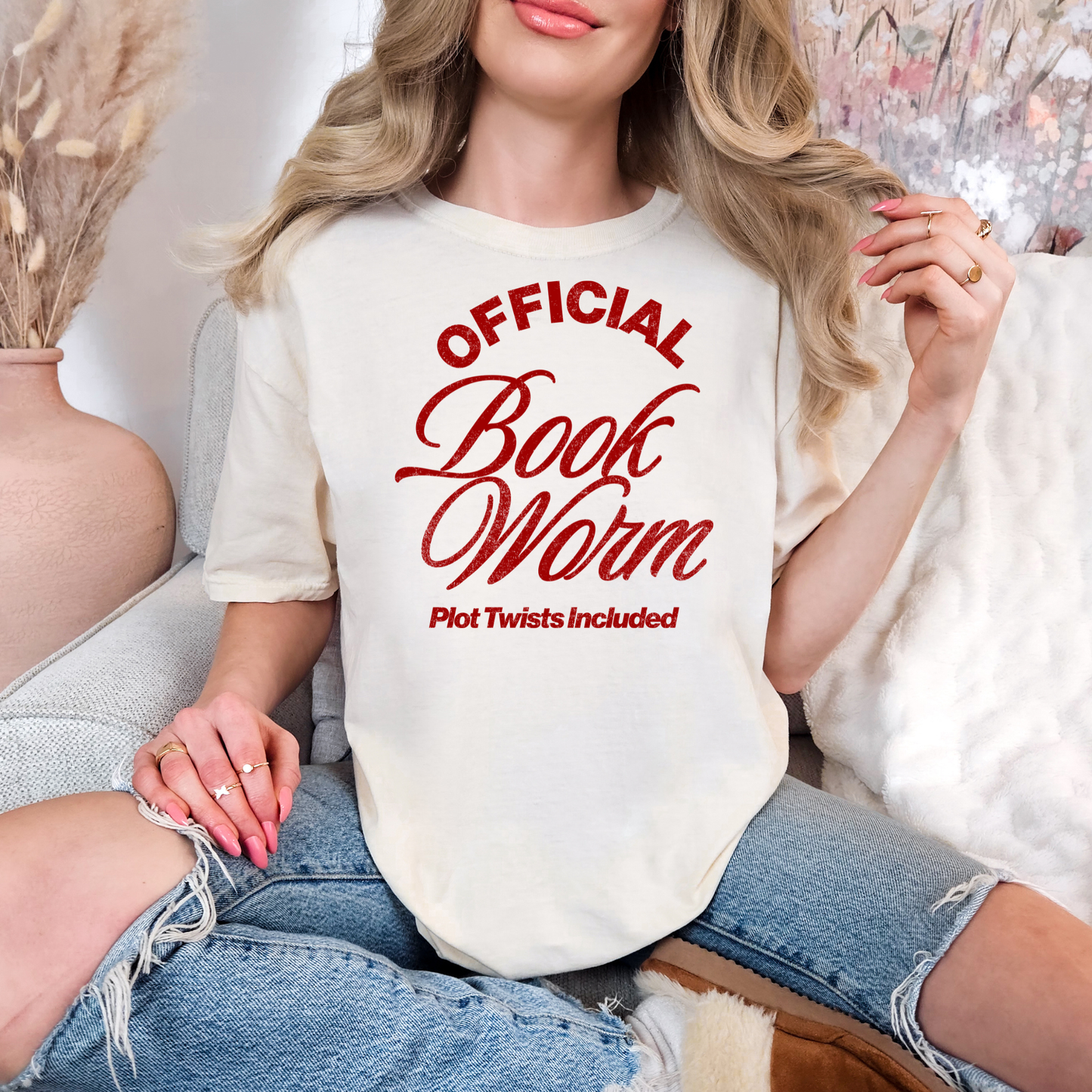 Official Book Worm Tee