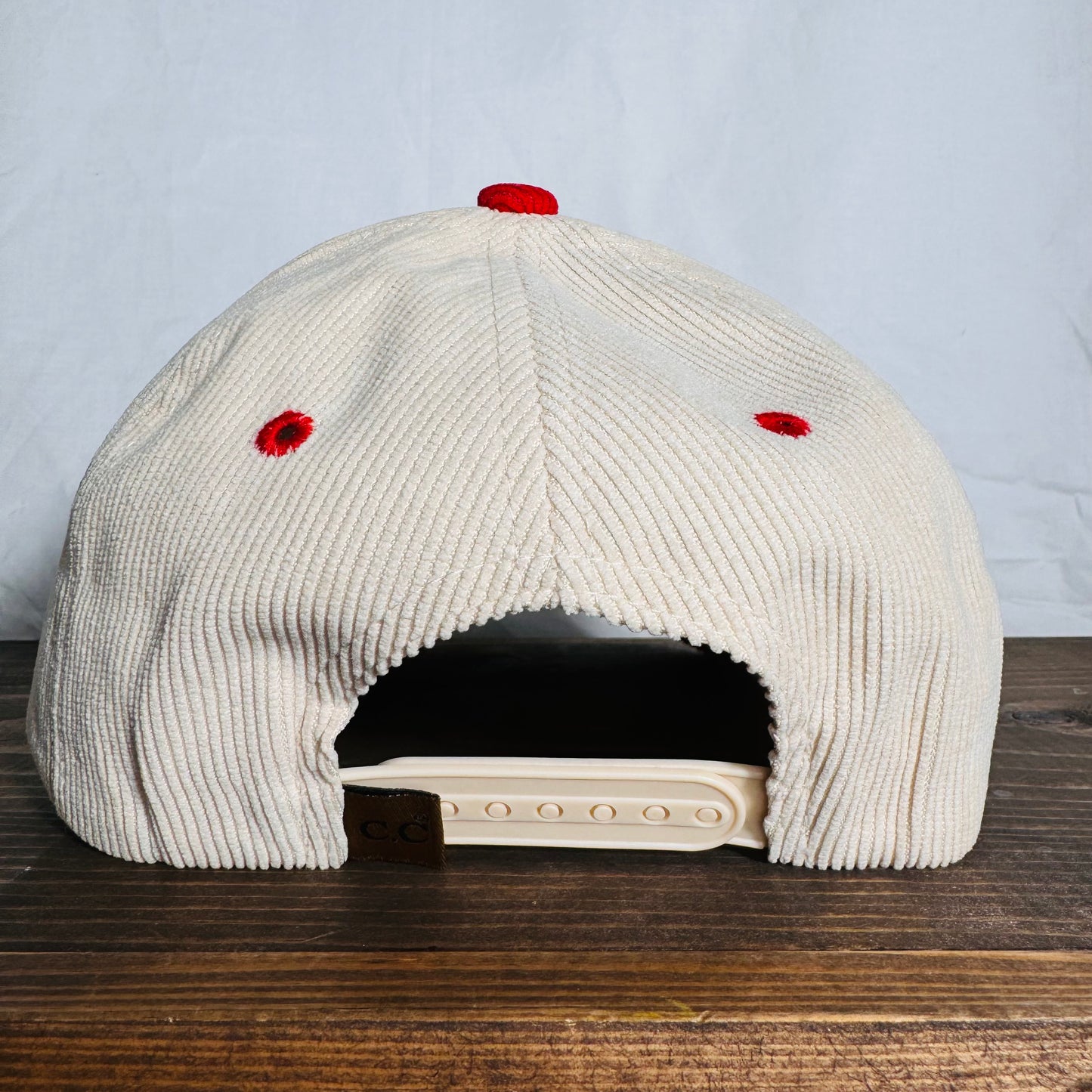 Homebody Club Embroidered Corduroy Trucker Hat