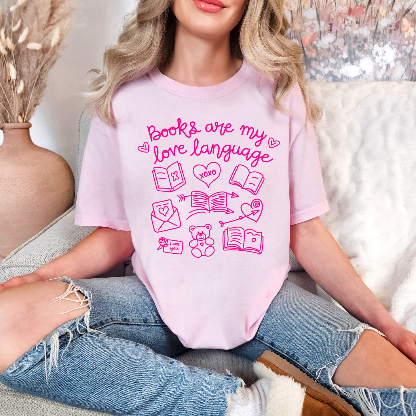 Books are my Love Language T-shirt