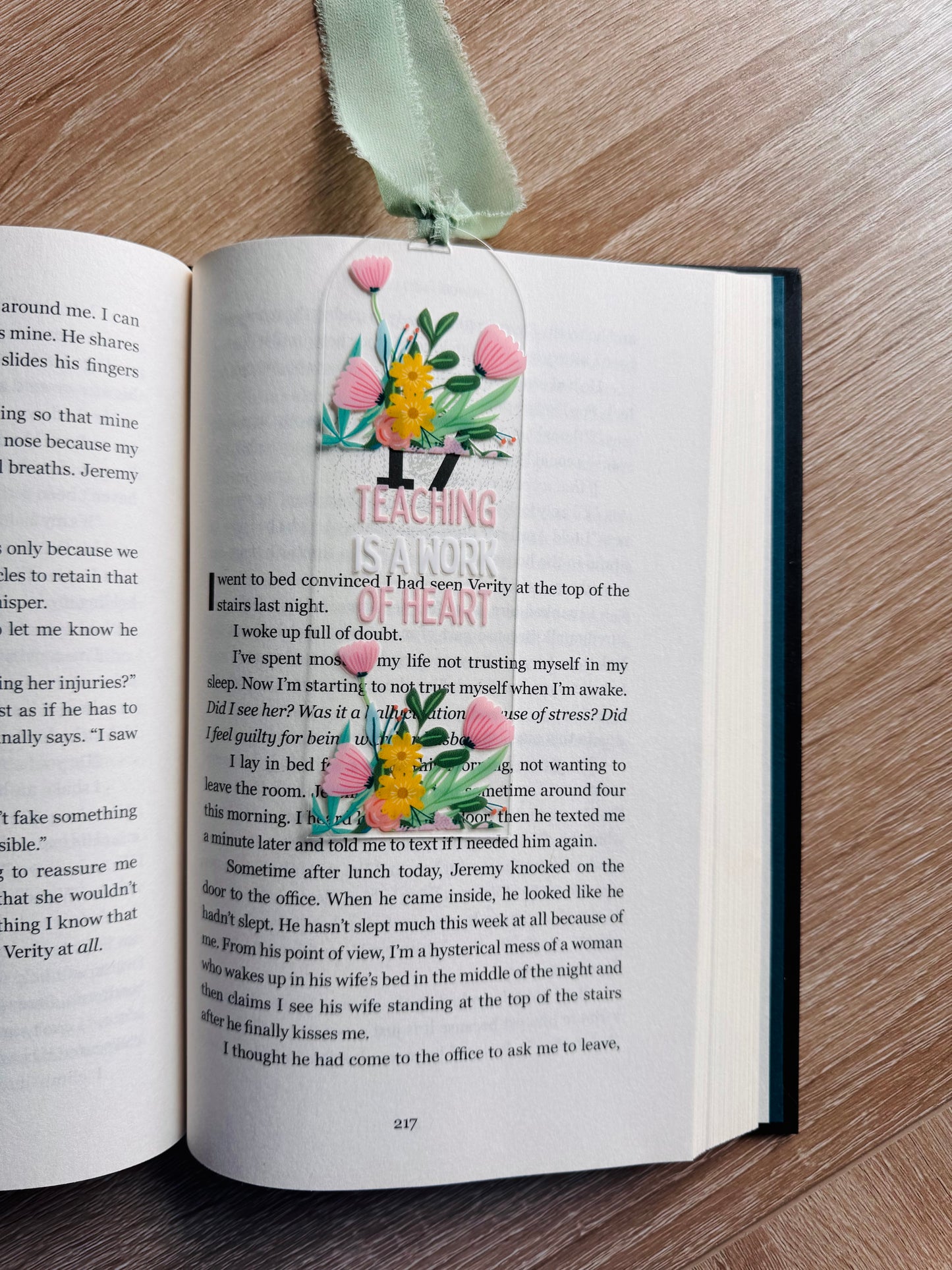 Teaching is a Work of Heart Bookmark