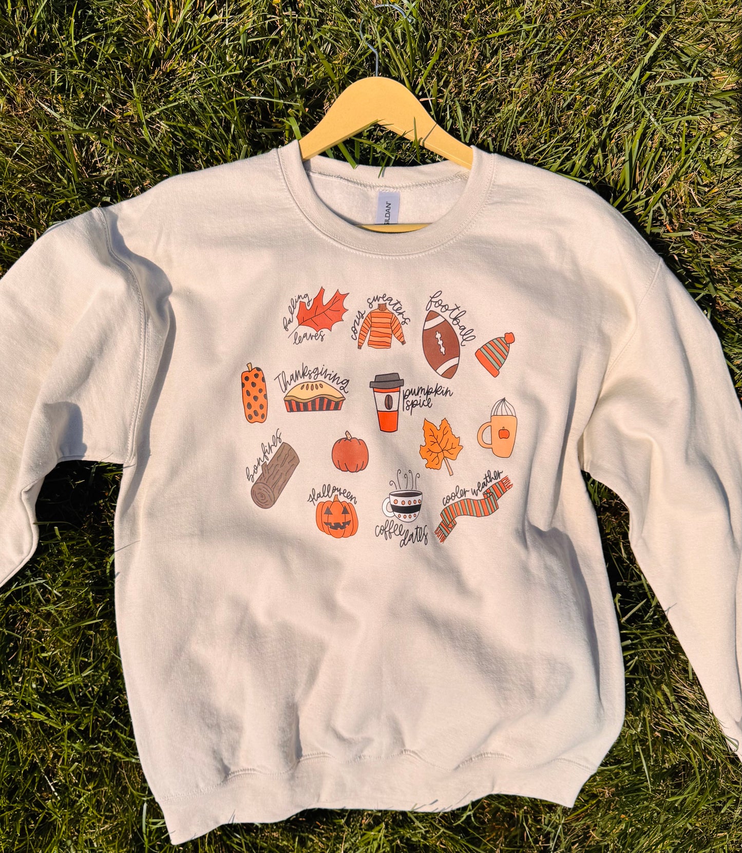 Fall Favorites Doodles Sweatshirt