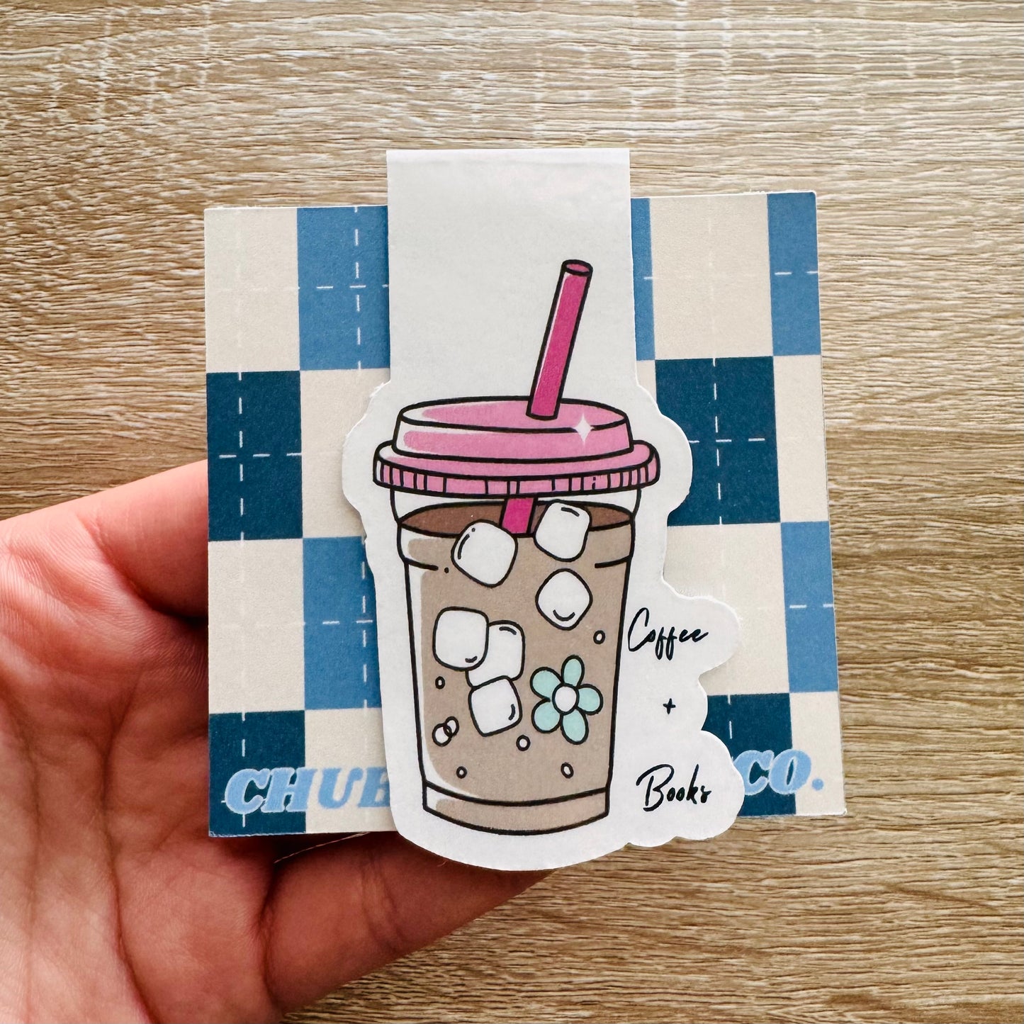 Coffee + Books Magnetic Bookmark