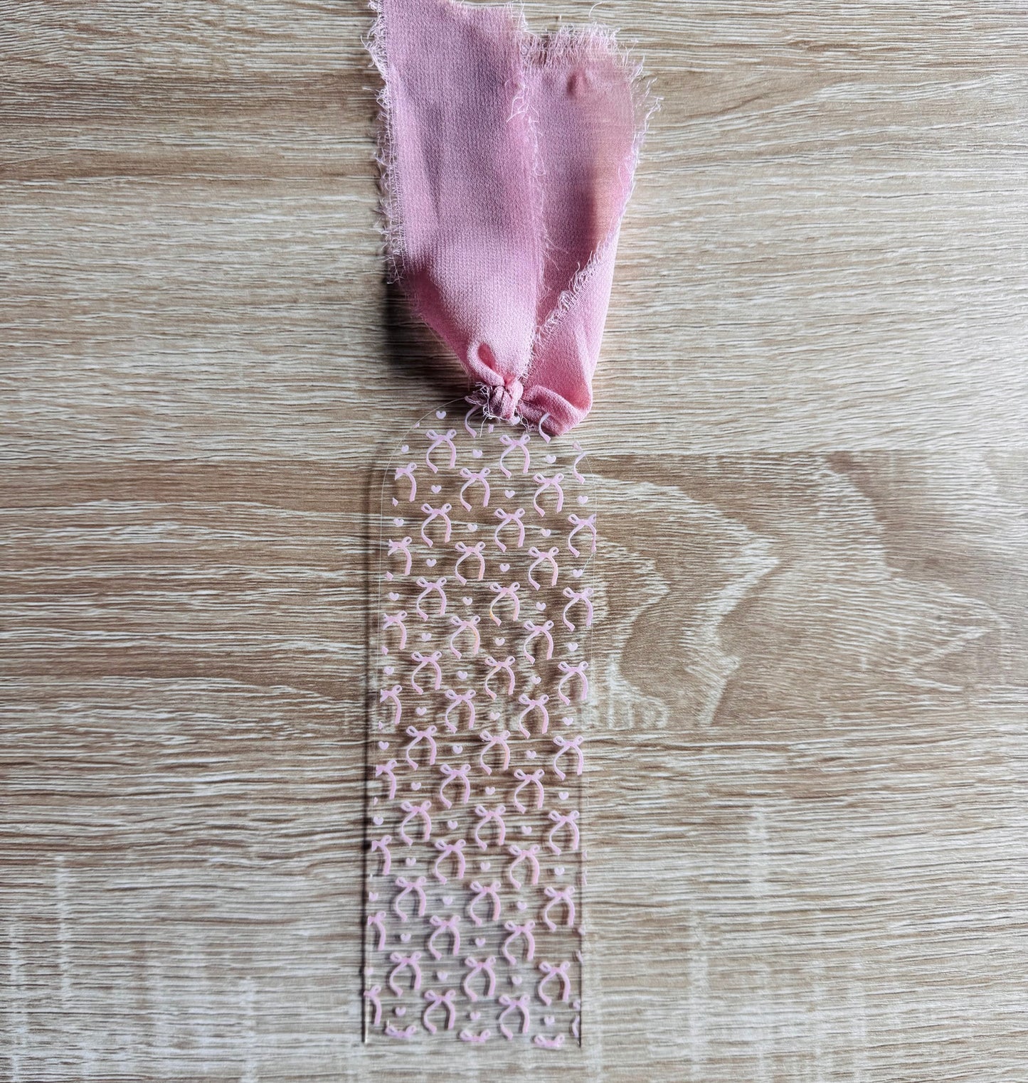 Mini Pink Bows Bookmark