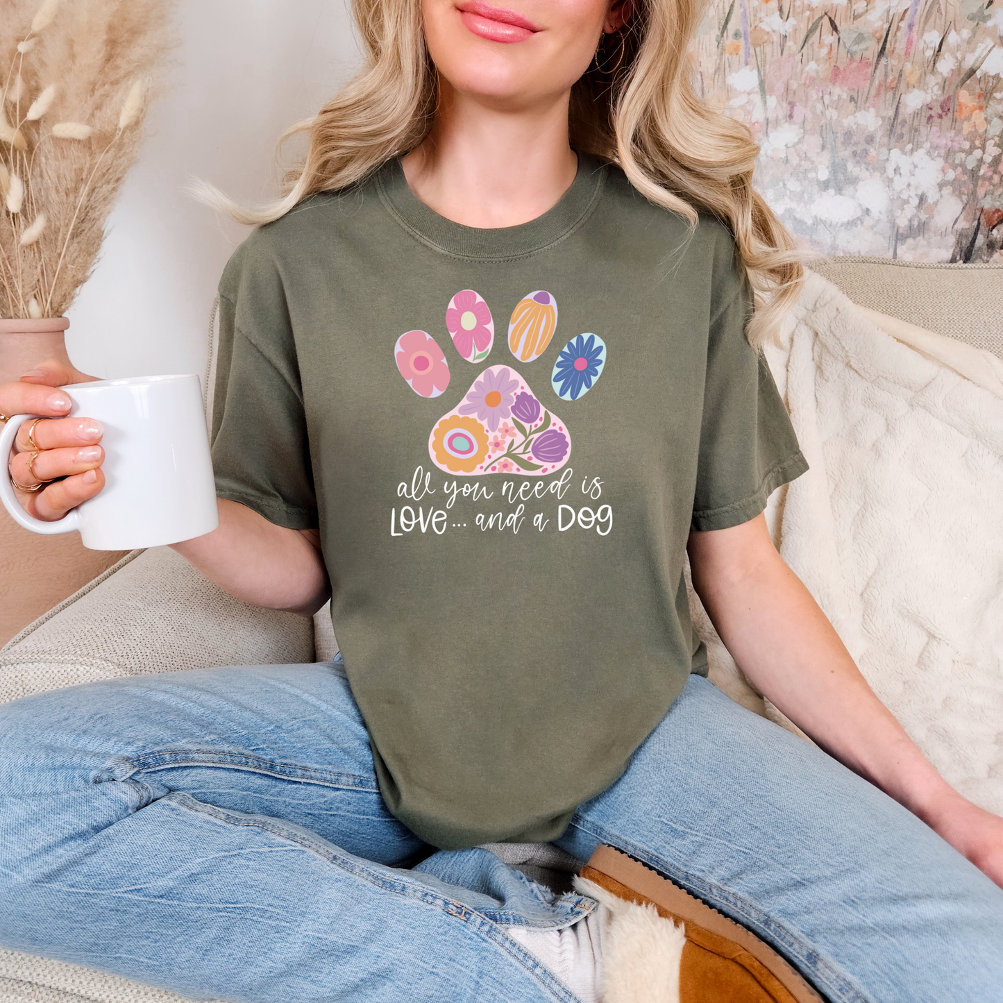 All You Need is Love & Dogs T-shirt