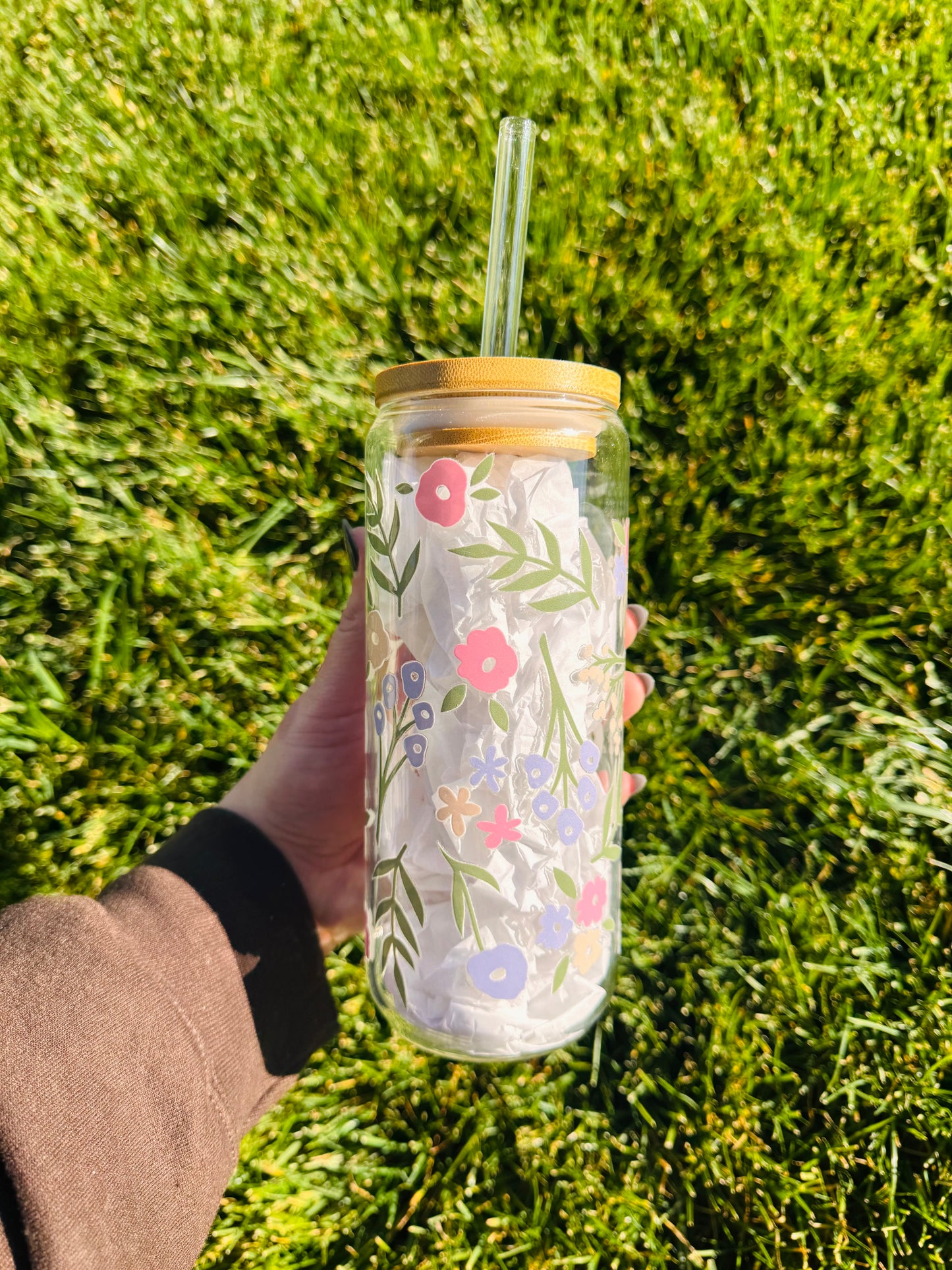 Muted Floral Dreams 20oz Tumbler