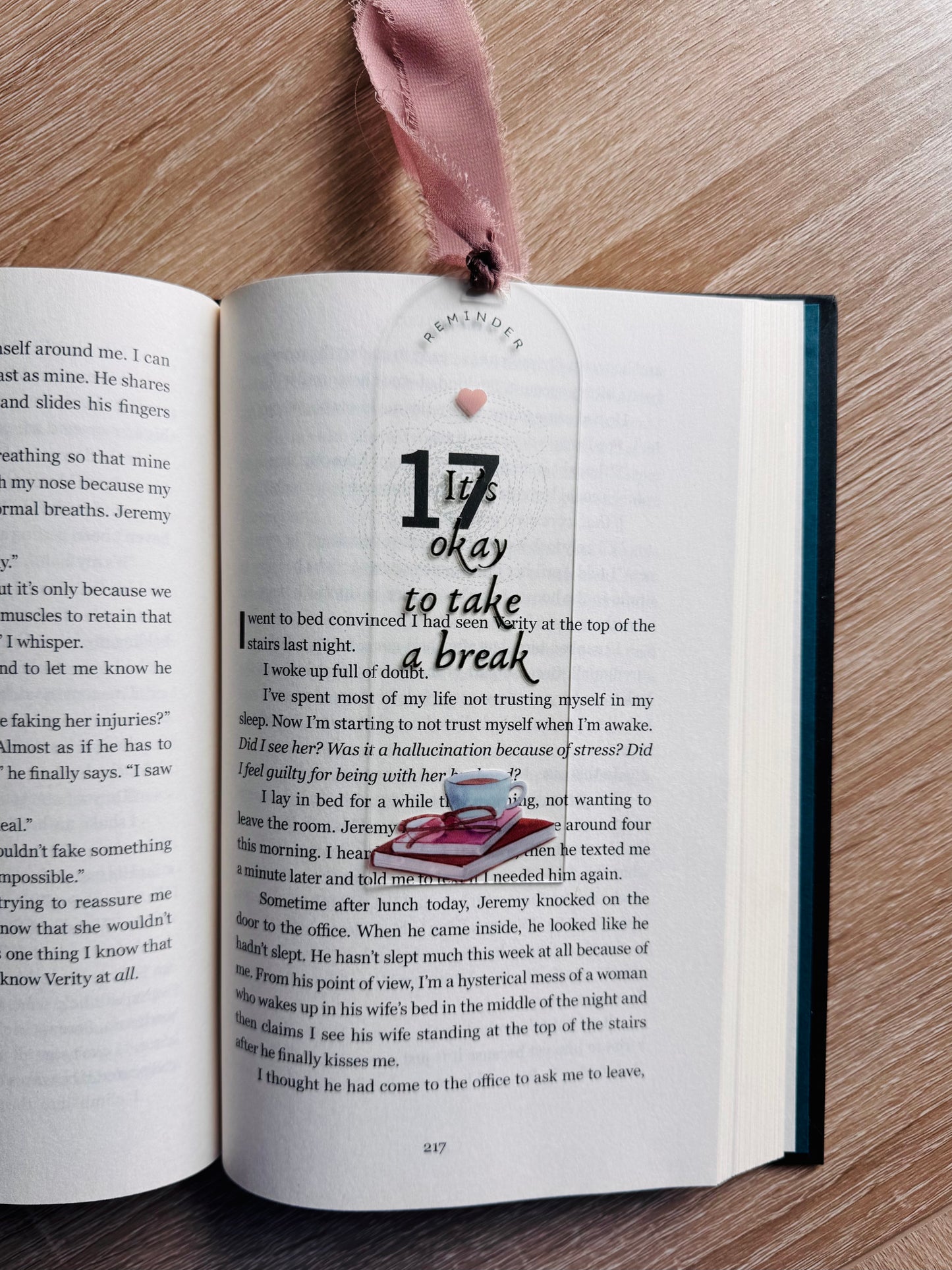 Reminder, It’s Okay to Take a Break Bookmark