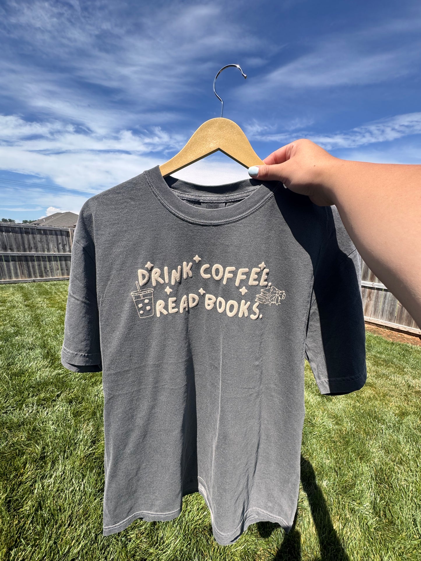 Drink Coffee. Read Books. PUFF T-shirt