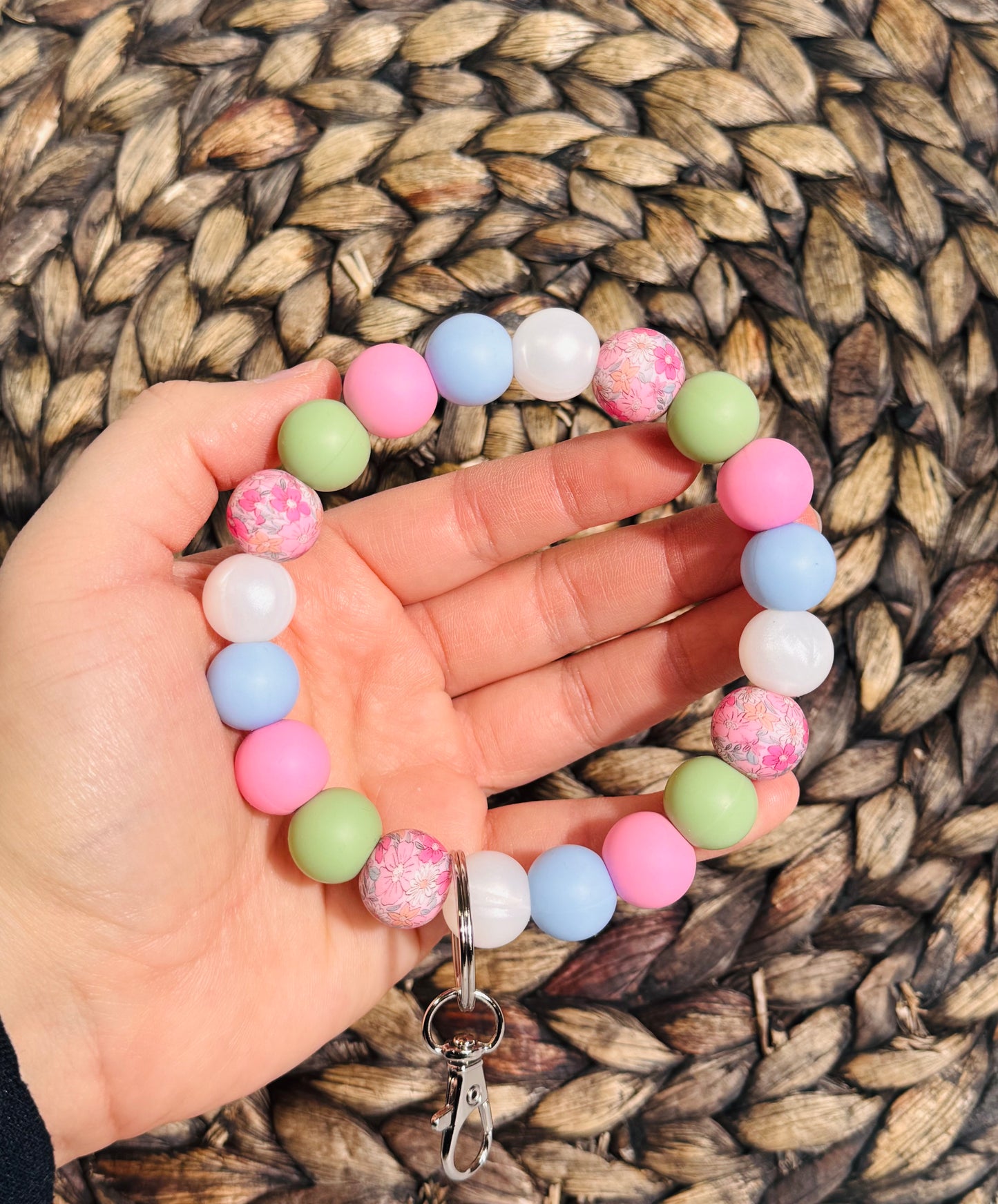 Spring Days Beaded Wristlet