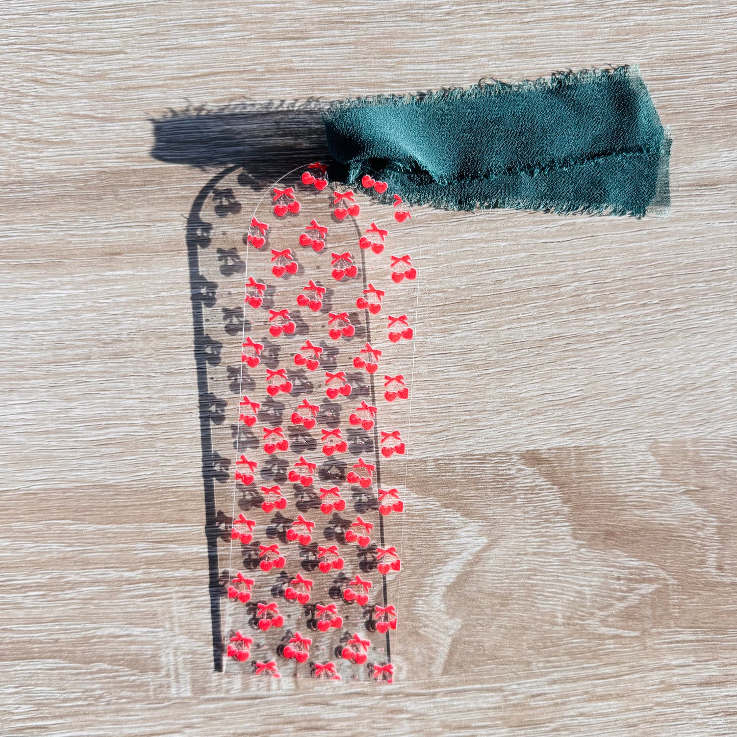 Heart Shaped Cheeries Bookmark