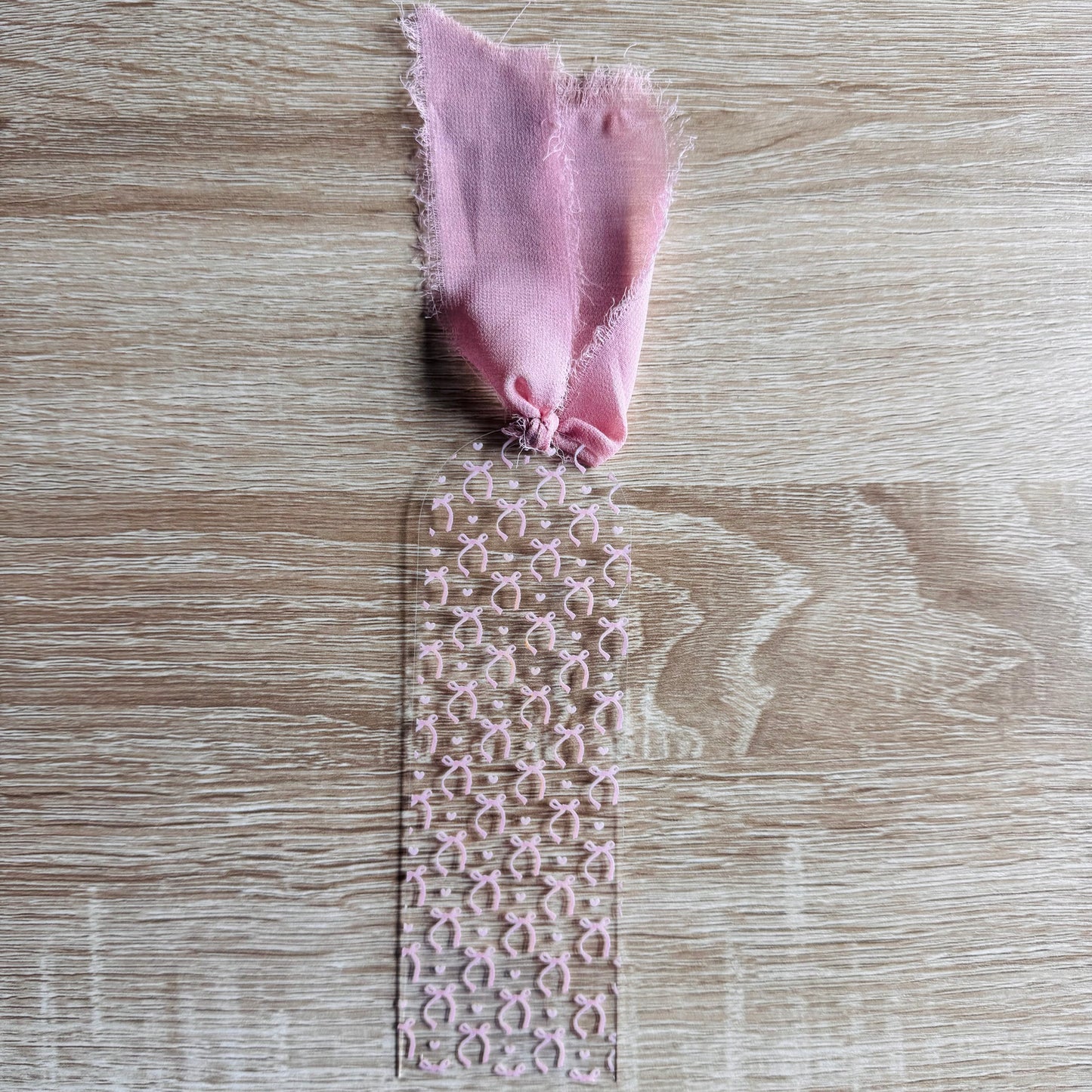 Mini Pink Bows Bookmark