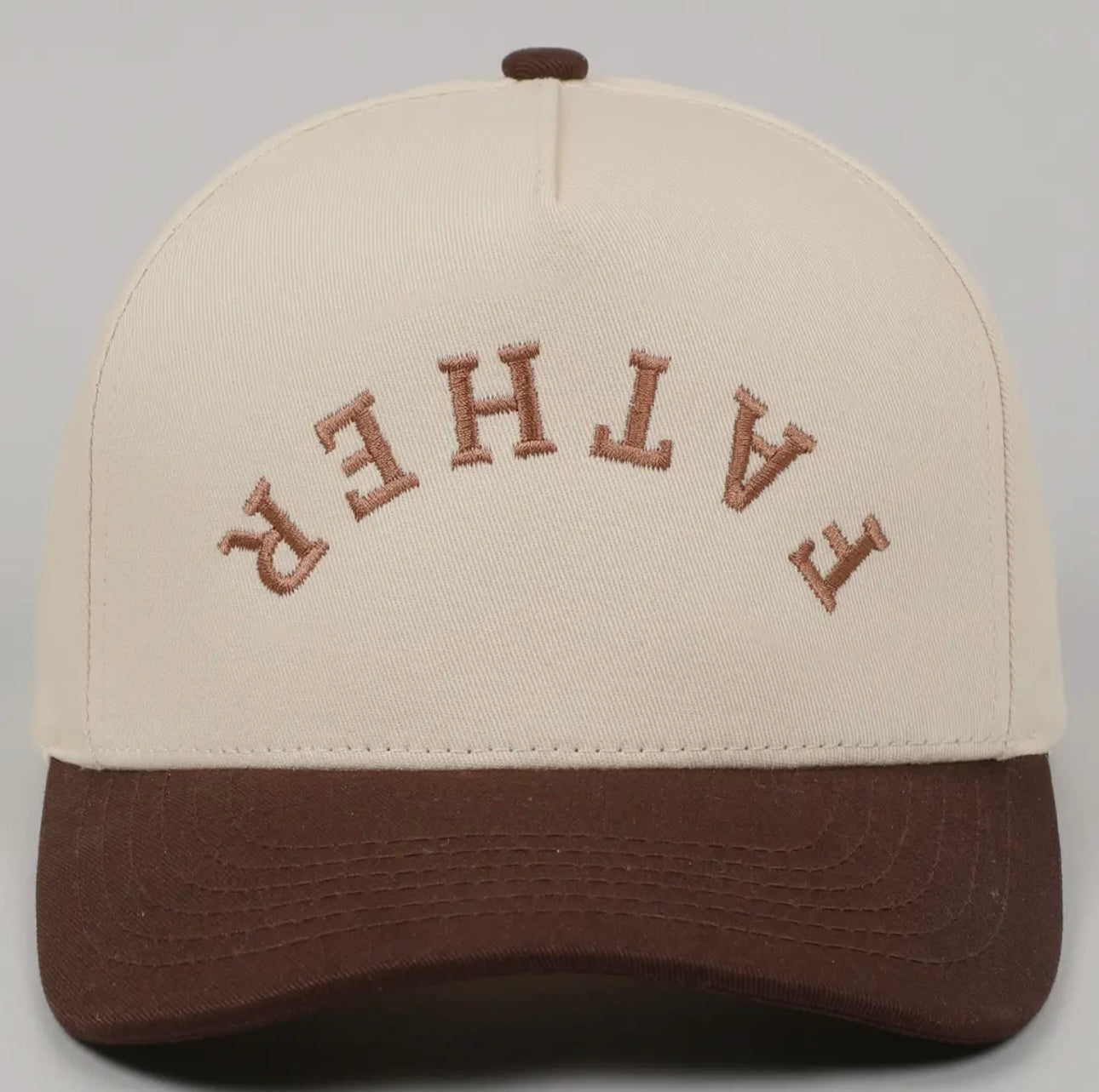 Father Upside Down Embroidered Hat