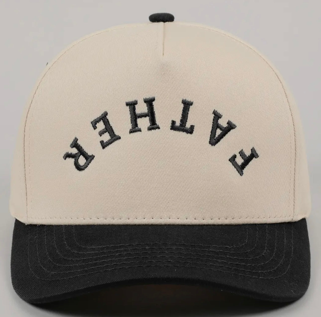 Father Upside Down Embroidered Hat
