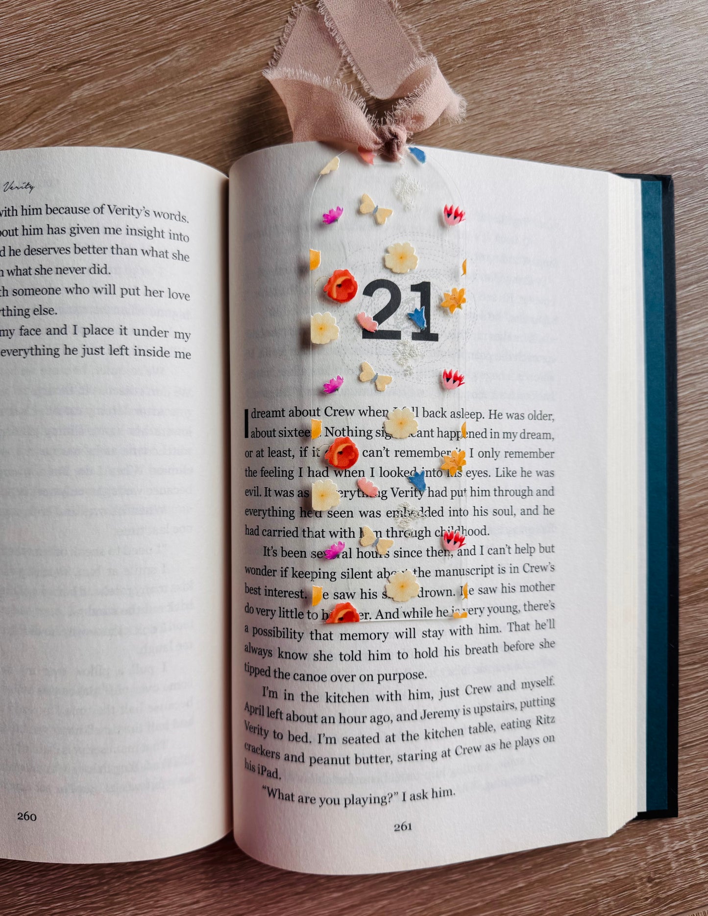 Dainty Floral Bookmark
