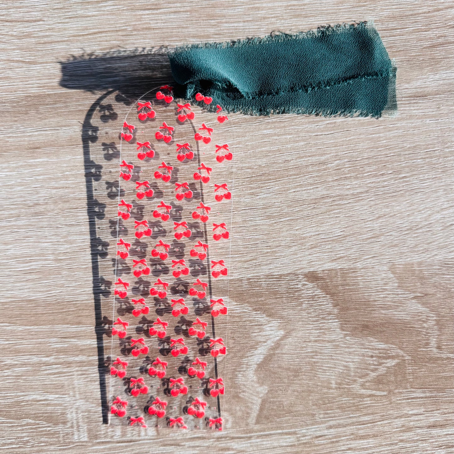 Heart Shaped Cheeries Bookmark