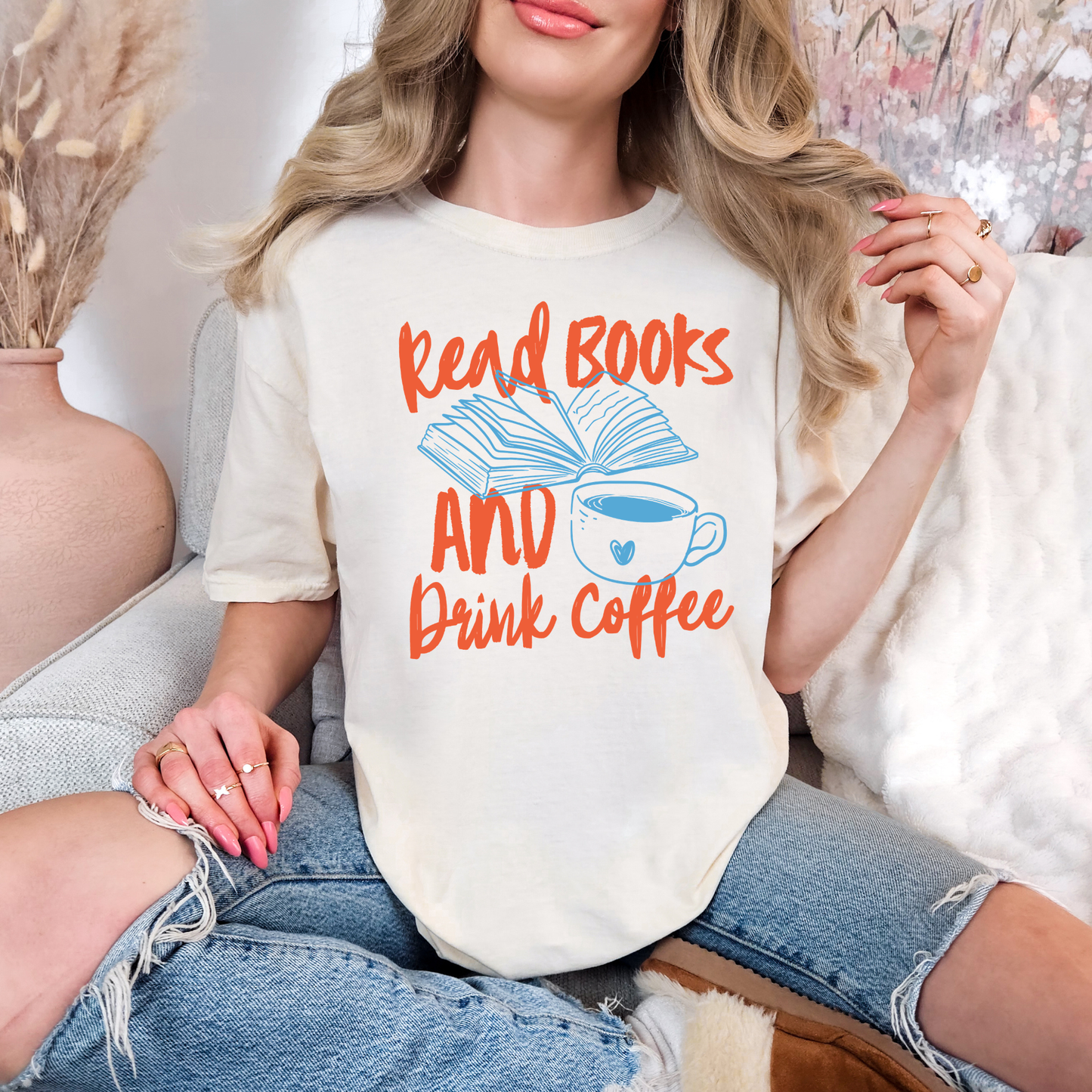 Read Books & Drink Coffee Tee