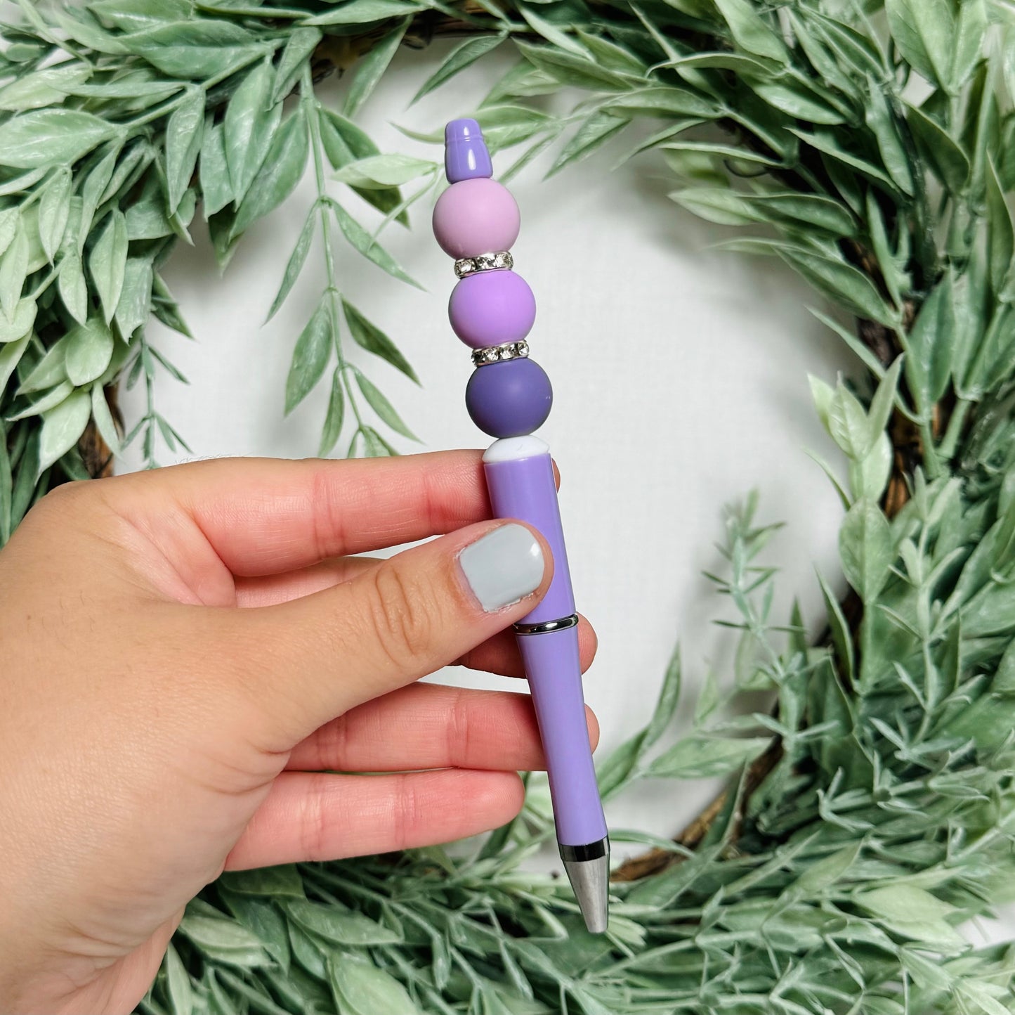 Lavender Dreams Beaded Pen