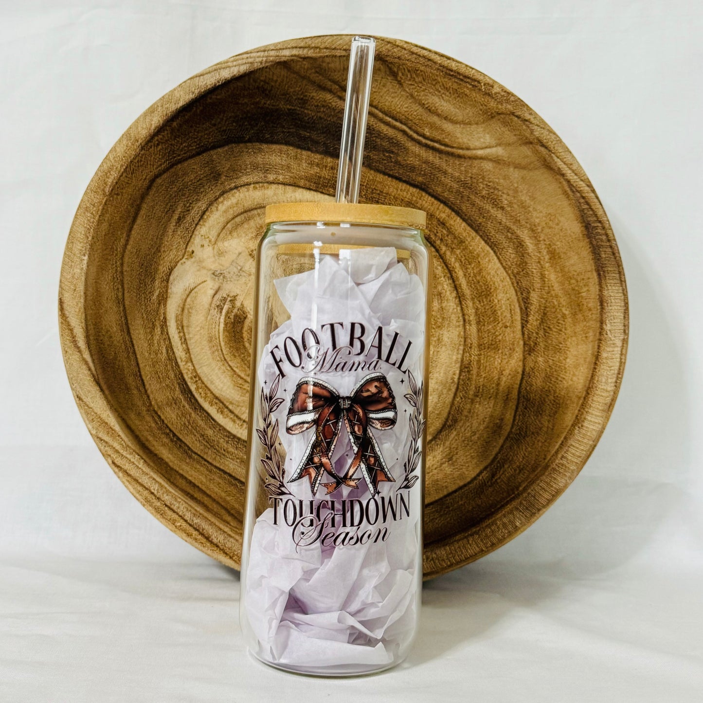 20oz Football Mama