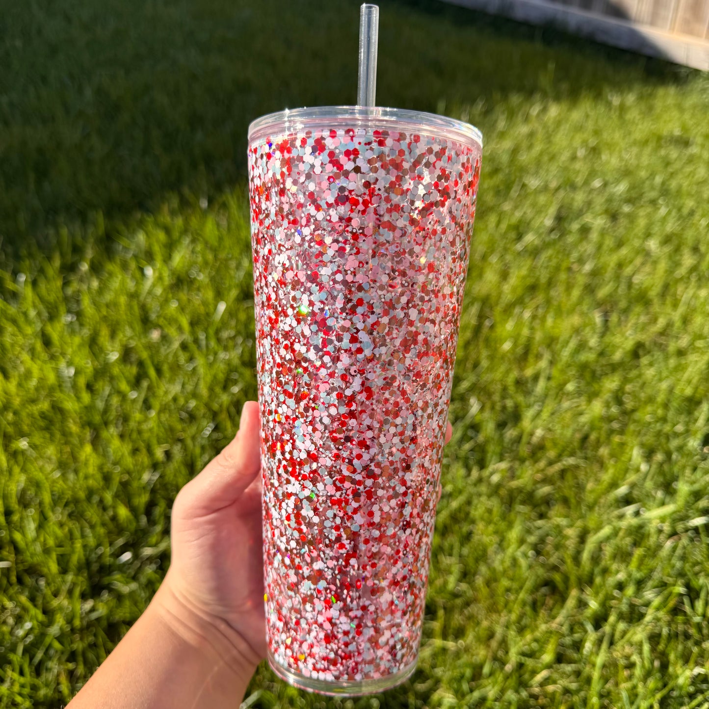 Acrylic Snow Globe Tumblers