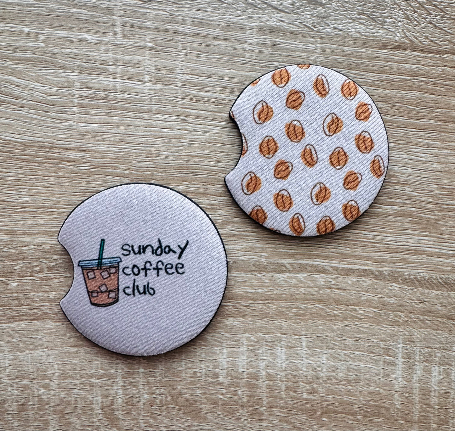 Sunday Coffee Club Car Coaster