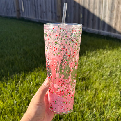 Lava Drip Snow Globe Tumblers