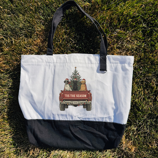 Farmer Dogs Tis the Season Tote Bag