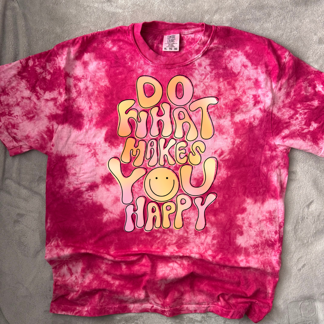 Sunset Gradient Do What Makes You Happy T-shirt