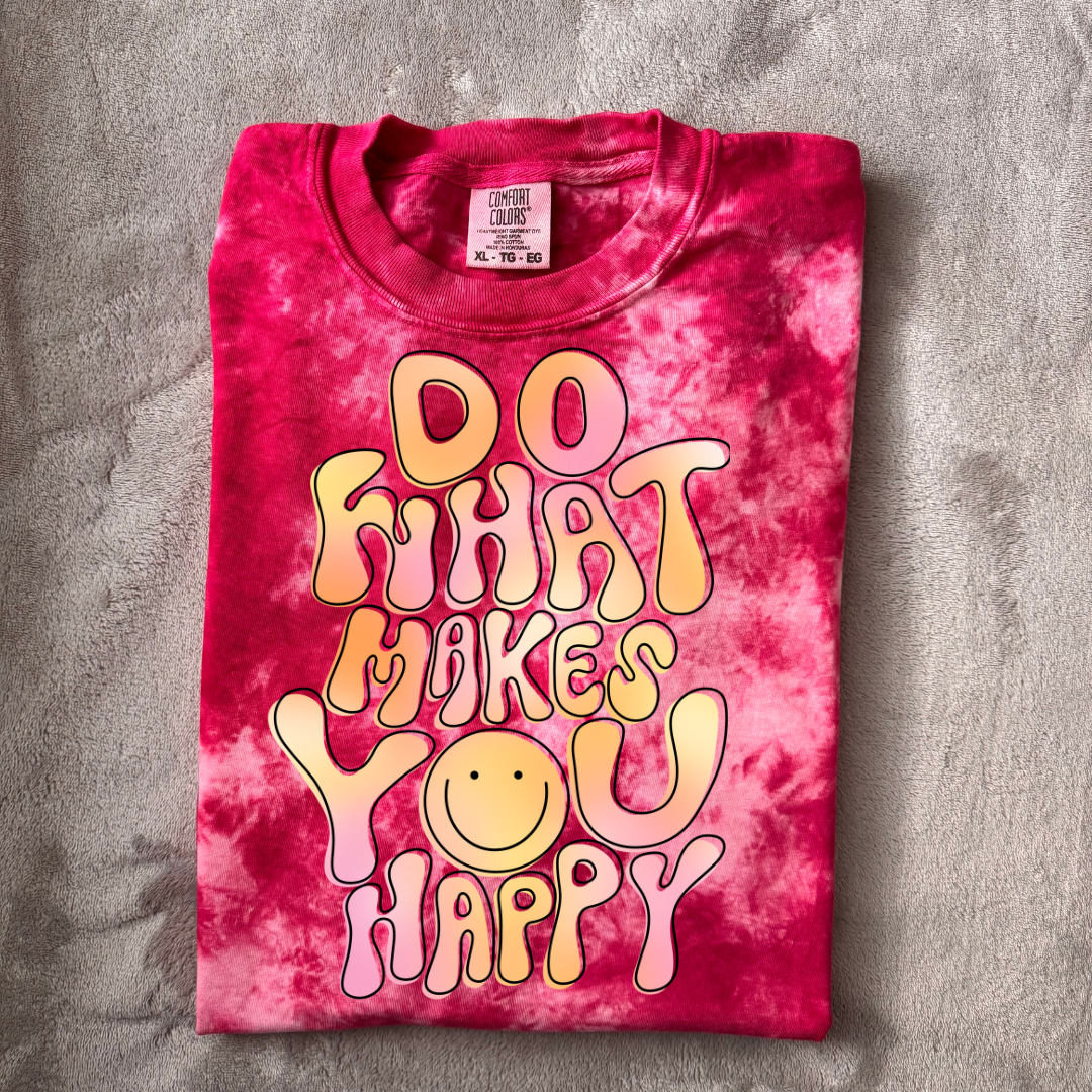 Sunset Gradient Do What Makes You Happy T-shirt