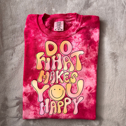 Sunset Gradient Do What Makes You Happy T-shirt