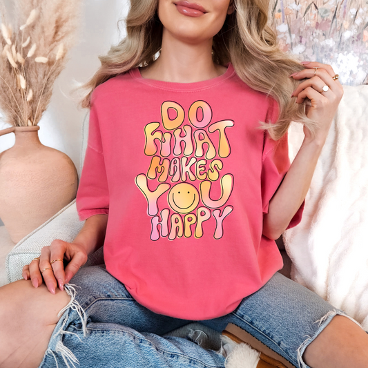 Sunset Gradient Do What Makes You Happy T-shirt