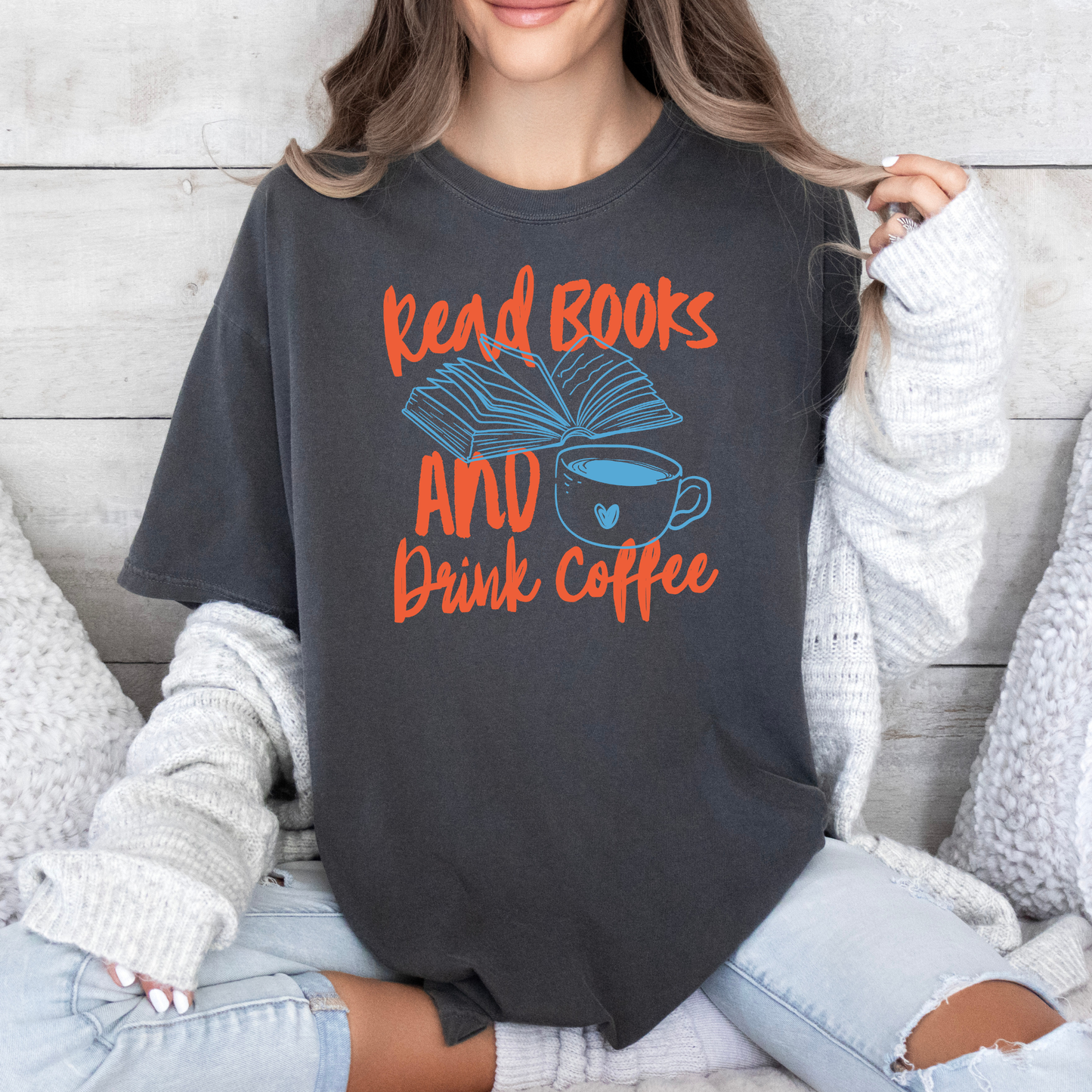 Read Books & Drink Coffee Tee