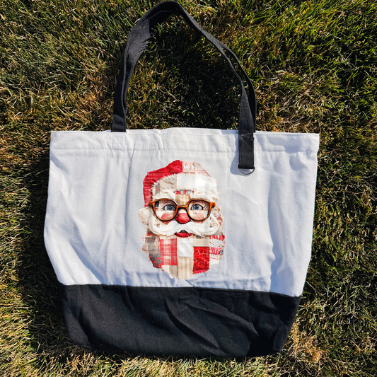 Santa Patch Tote Bag