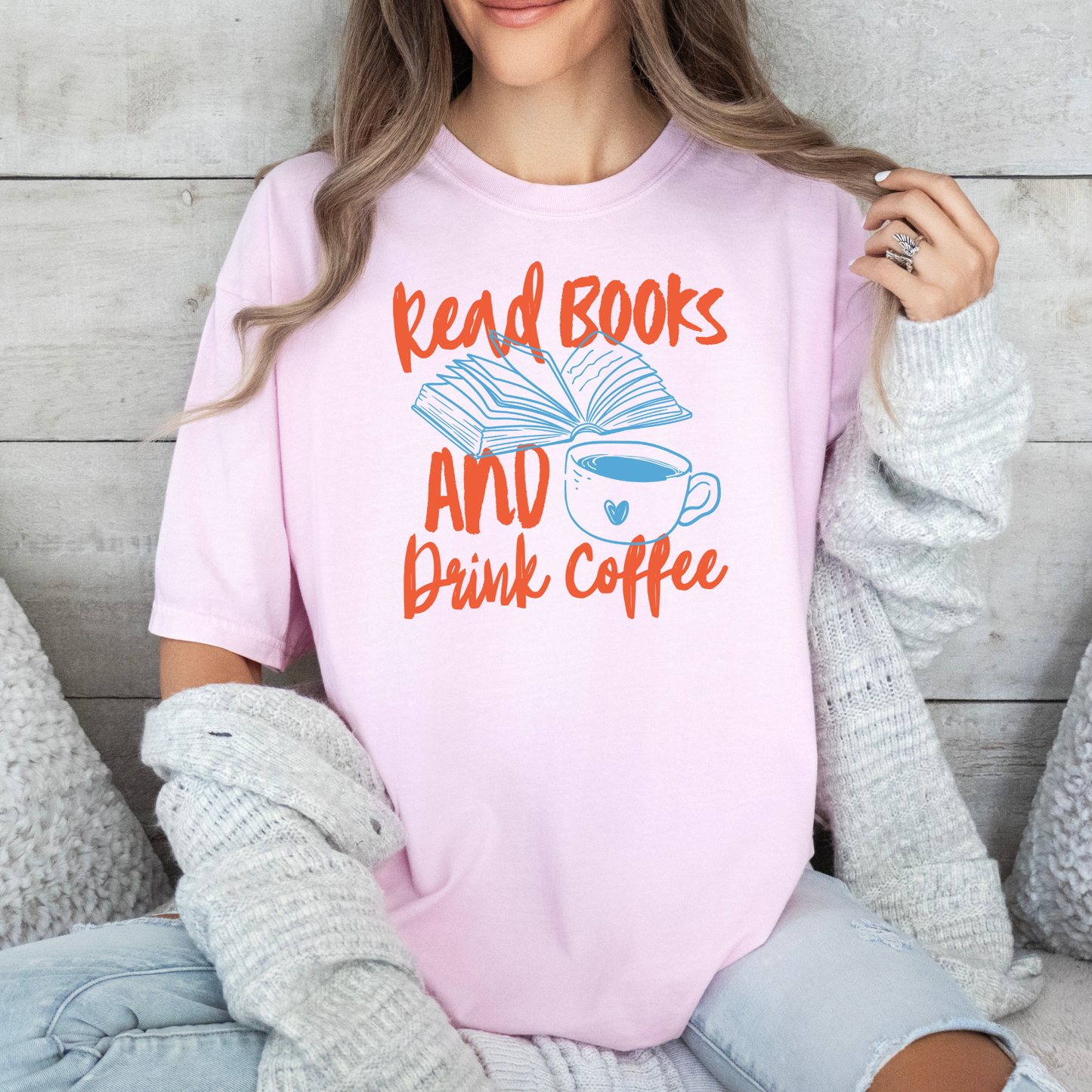 Read Books & Drink Coffee Tee
