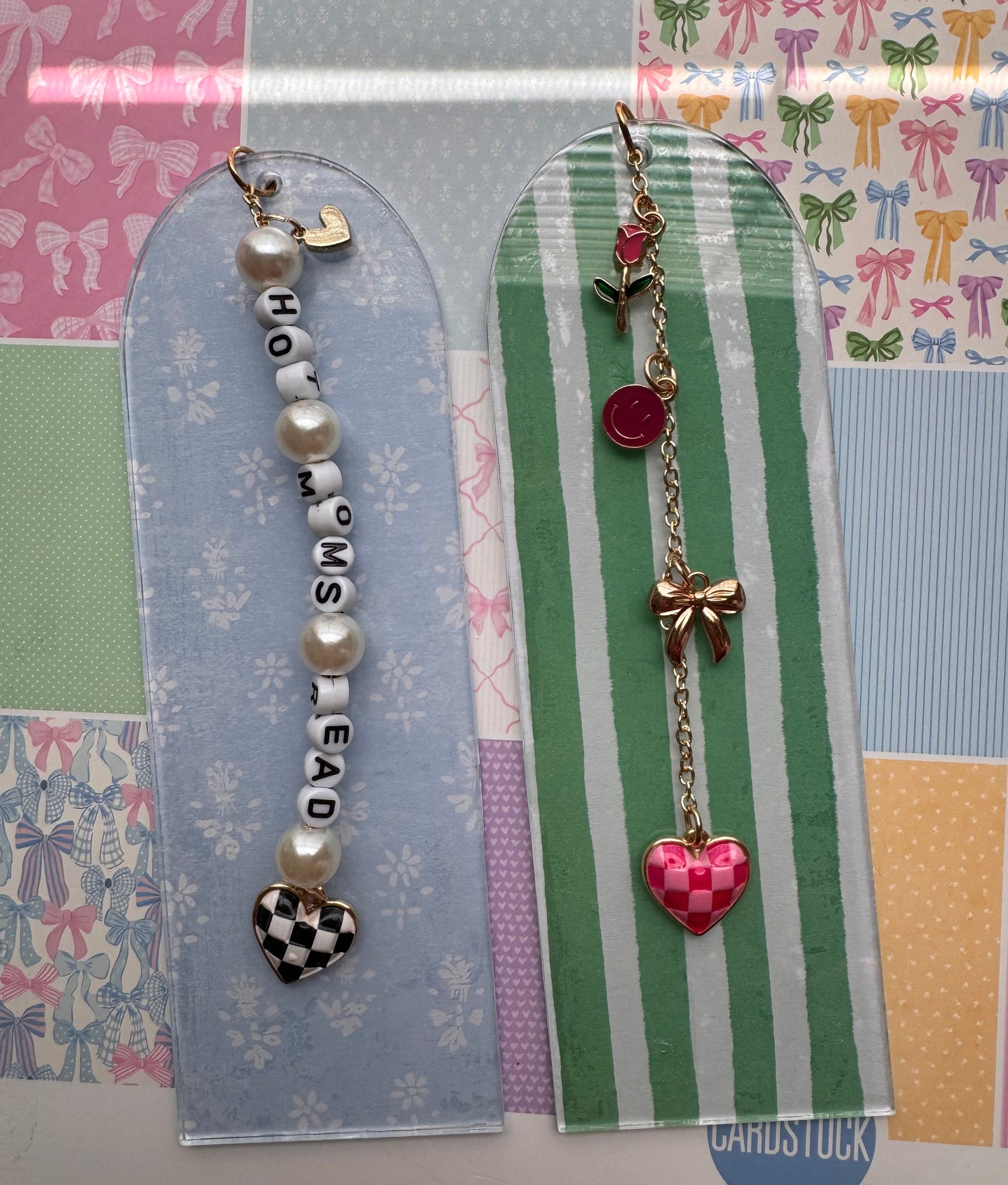 Customizable Beaded Bookmark
