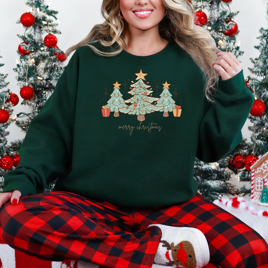 A Vintage Merry Christmas Sweatshirt