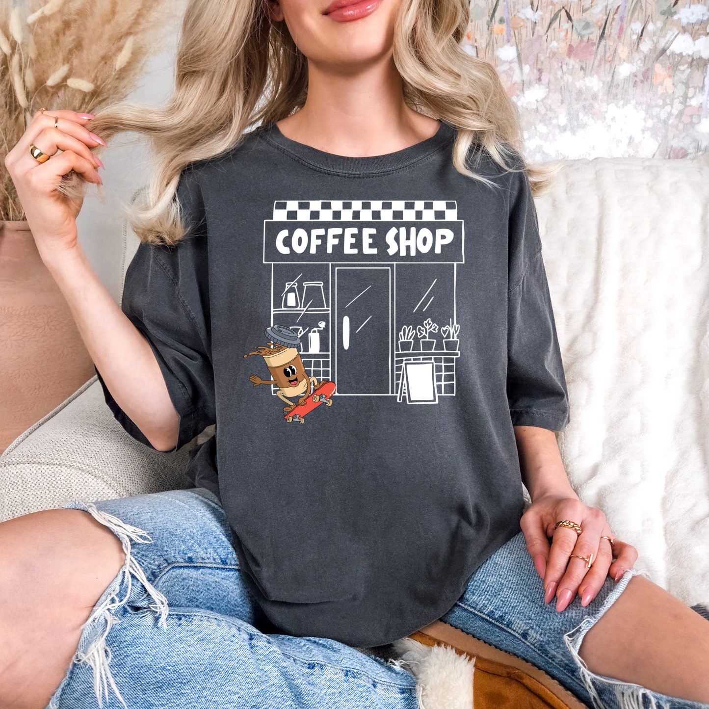 Andy Goes to the Coffee Shop Tee