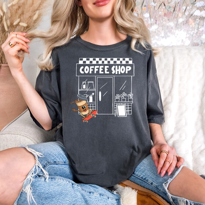 Andy Goes to the Coffee Shop Tee
