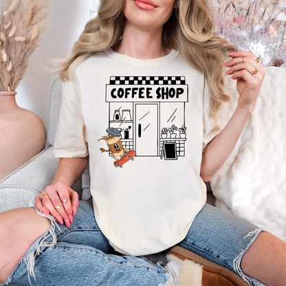 Andy Goes to the Coffee Shop Tee