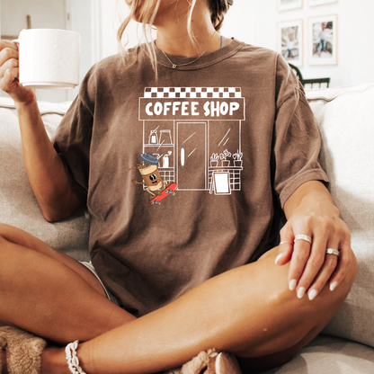 Andy Goes to the Coffee Shop Tee
