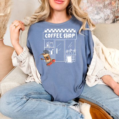 Andy Goes to the Coffee Shop Tee