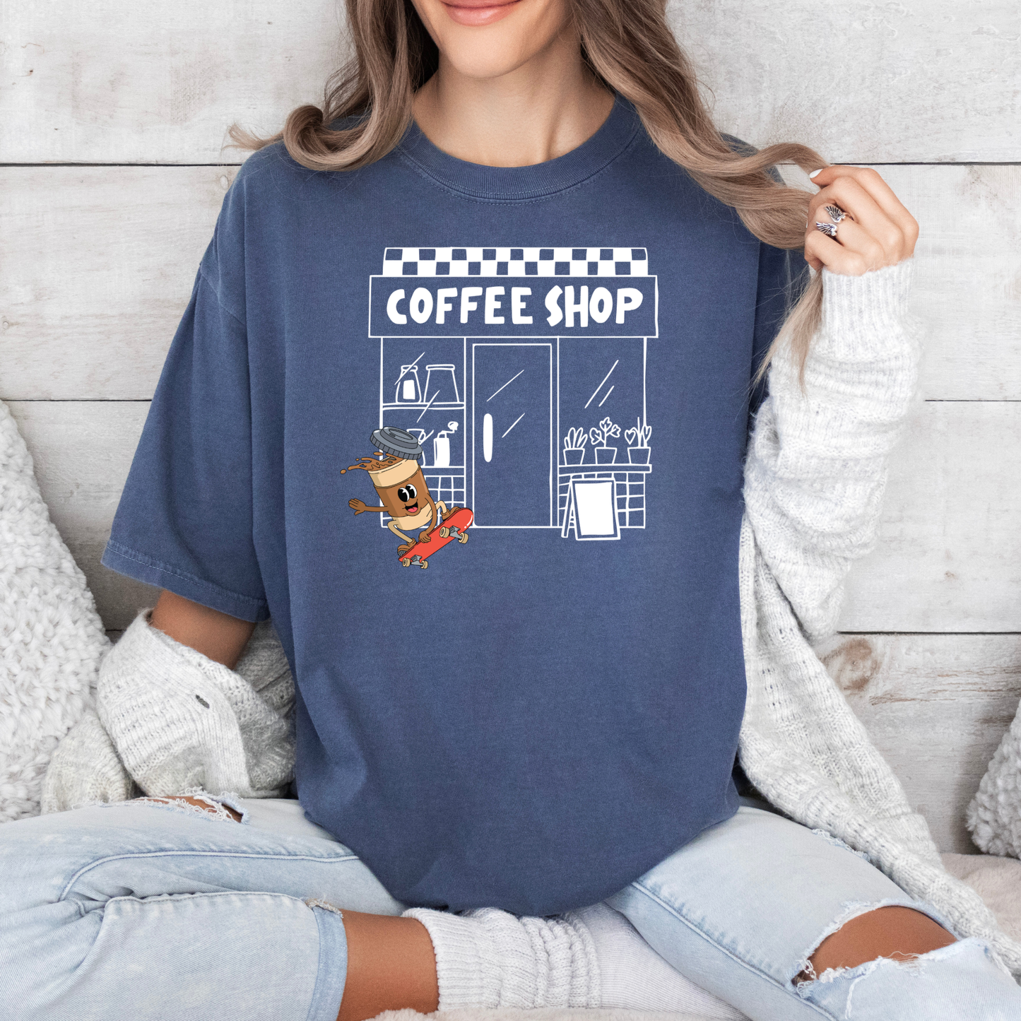 Andy Goes to the Coffee Shop Tee